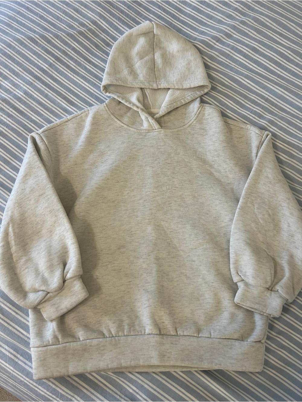 Light Heather Gray Hoodie